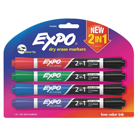 Expo Dry Erase Markers, PK4 1944655